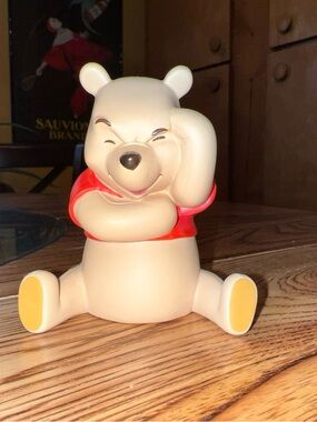 Vintage Disney Pooh & Friends "Think, Think, Think" Porcelain Figurine